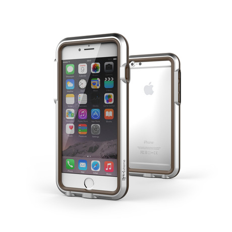 iPhone 6 Case // Silver + Brown