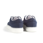 No Label Shoe Co. // Bisonte Low Top // Navy Blue Canvas (US: 8)
