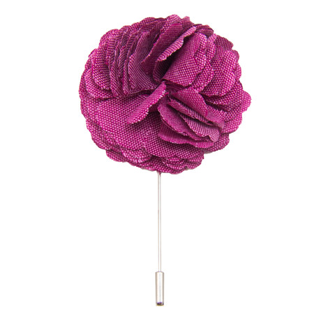 Lapel Pin // Muted Magenta