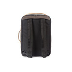 Double Coated Laptop Backpack 130 // Waxed Canvas (Orange)
