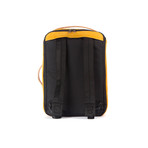 Double Coated Laptop Backpack 130 // Waxed Canvas (Orange)