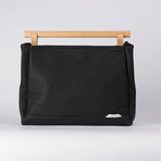 Sylvan Laptop Shoulder Bag 121 // Synthetic Leather (Black)