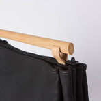 Sylvan Laptop Shoulder Bag 121 // Synthetic Leather (Black)