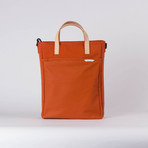 Double Coated Laptop Tote 130 // Waxed Canvas (Charcoal)