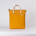 Double Coated Laptop Tote 130 // Waxed Canvas (Charcoal)