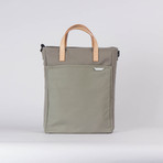 Double Coated Laptop Tote 130 // Waxed Canvas (Charcoal)