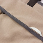 Crossbody Tote 400 // Waxed Chambray (Black)