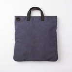 Crossbody Tote 400 // Waxed Chambray (Black)