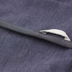 Crossbody Tote 400 // Waxed Chambray (Black)