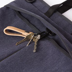 Crossbody Tote 400 // Waxed Chambray (Black)