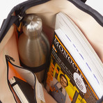 Crossbody Tote 400 // Waxed Chambray (Black)