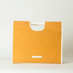 Wide Tote 210 // Waxed Canvas (Charcoal)