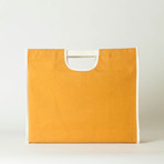 Wide Tote 210 // Waxed Canvas (Charcoal)