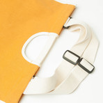 Wide Tote 210 // Waxed Canvas (Charcoal)