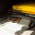 Wide Tote 210 // Waxed Canvas (Charcoal)