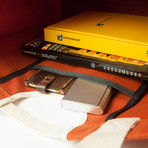 Wide Tote 210 // Waxed Canvas (Charcoal)