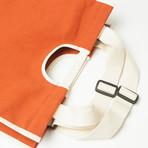 Wide Tote 210 // Waxed Canvas (Charcoal)