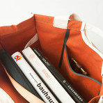 Wide Tote 210 // Waxed Canvas (Charcoal)