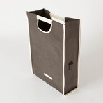 Tote/Clutch Convertible 200 // Waxed Canvas (Charcoal)