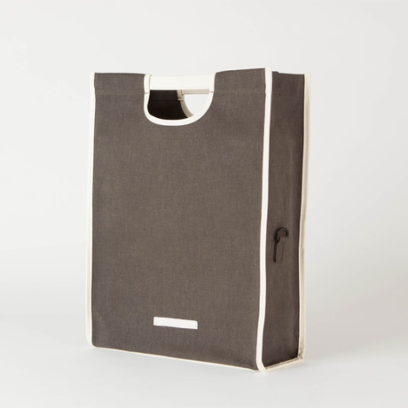 Tote/Clutch Convertible 200 // Waxed Canvas (Charcoal)