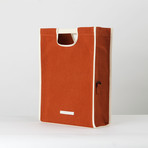 Tote/Clutch Convertible 200 // Waxed Canvas (Charcoal)