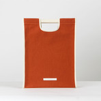 Tote/Clutch Convertible 200 // Waxed Canvas (Charcoal)