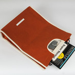 Tote/Clutch Convertible 200 // Waxed Canvas (Charcoal)