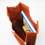 Tote/Clutch Convertible 200 // Waxed Canvas (Charcoal)