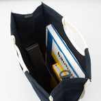 Tote/Clutch Convertible 200 // Waxed Canvas (Charcoal)