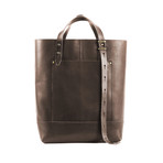 Hansen Tote // Leather (Dark Brown)