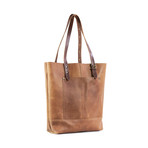 Hansen Tote // Leather (Dark Brown)