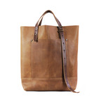 Hansen Tote // Leather (Dark Brown)