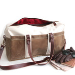 Weekender Duffel (Natural Tan + Brown)