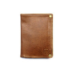 Passport Wallet (Brown + Tan)