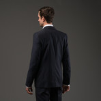 Versace Italian Wool Suit // Dark Blue Pinstripe (Euro: 48)