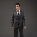 Versace Italian Wool Suit // Silver Pinstripe (Euro: 52)