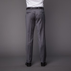 Versace Italian Wool Suit // Silver Pinstripe (Euro: 52)