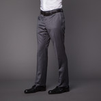 Versace Italian Wool Suit // Silver Pinstripe (Euro: 52)