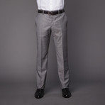 Versace Italian Wool Suit // Pastel Grey Pinstripe (Euro: 52)