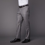 Versace Italian Wool Suit // Pastel Grey Pinstripe (Euro: 52)