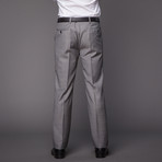 Versace Italian Wool Suit // Pastel Grey Pinstripe (Euro: 52)