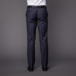 Versace Italian Wool Suit // Dark Blue Pinstripe (Euro: 48)