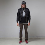 Mssg Ma1 Jacket // Black (XL)