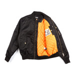 Mssg Ma1 Jacket // Black (XL)