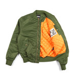 BLC // Mssg Ma1 Jacket // Khaki  (XL)