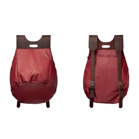 Red + Brown // Backpack