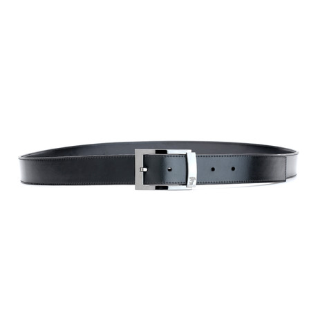 Versace Leather Resizeable Belt VII // Black