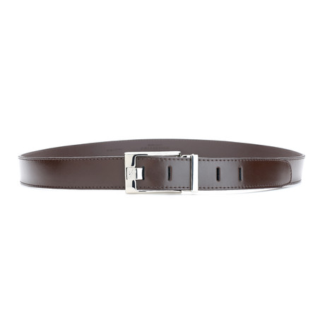 Versace Leather Resizeable Belt IV // Brown