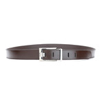 Versace Leather Resizeable Belt IV // Brown