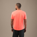 Pima Cotton Henley // Coral (XL)